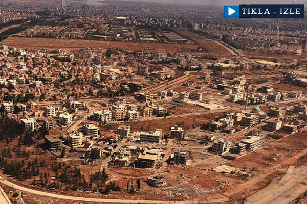 Muhaliflerin ele geçirdiği Dahiyetü'l Esed'den ilk görüntüler