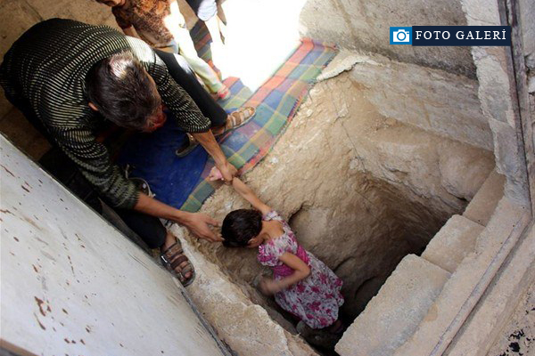 Suriye'de sığınak yapımı hız kazandı