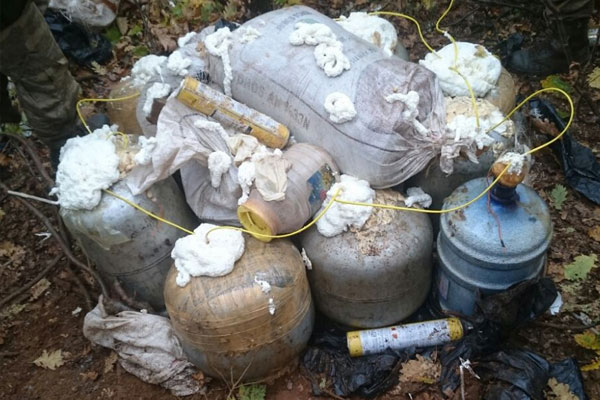Bingöl’de 1 ton patlayıcı yakalandı