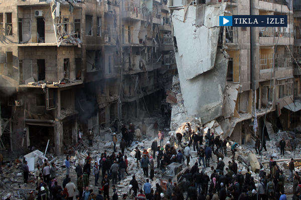 Halep'te sivil kayıpları artıyor