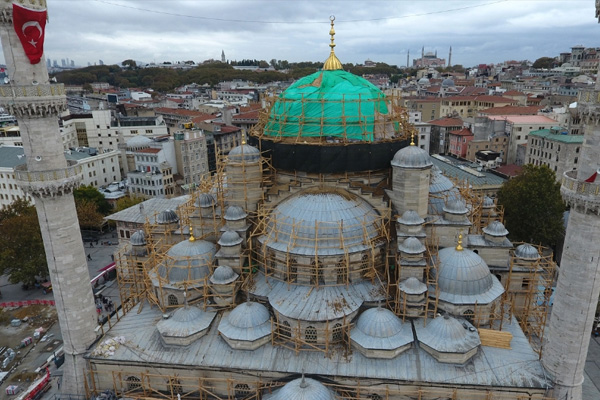 Yeni Cami’de tarihin en kapsamlı restorasyonu