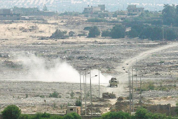 Mısır'ın İsrail sınırında patlama