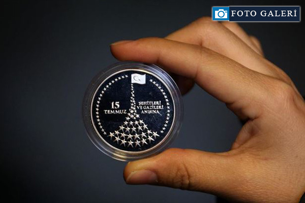15 Temmuz için hatıra para basıldı