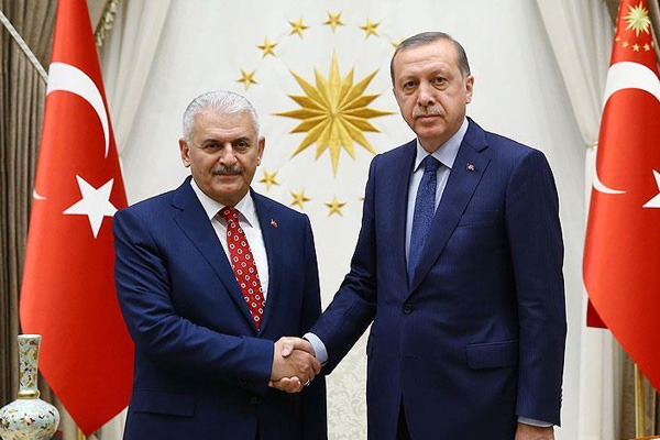 Erdoğan ile Başbakan Yıldırım bir araya geldi