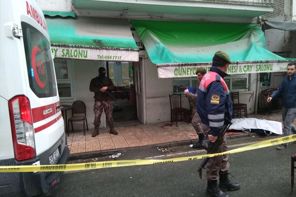 Rize'de kahvehane tarandı