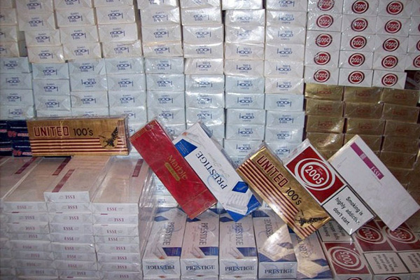 Şırnak'ta 520 bin liralık kaçak sigara yakalandı