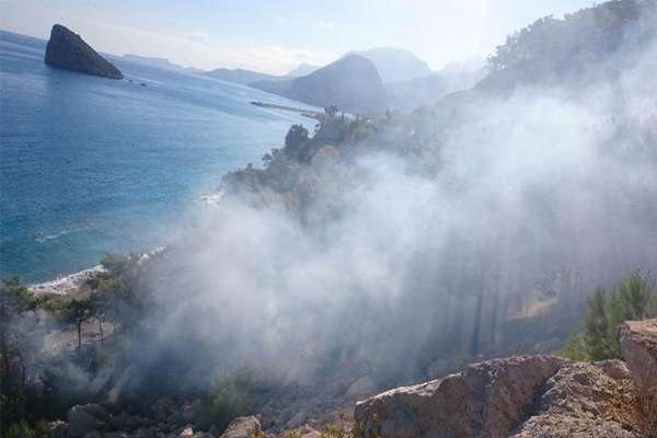 Antalya’da orman yangını