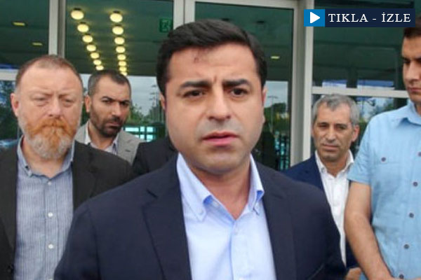 HDP Eş Genel Başkanı Selahattin Demirtaş'ın gözaltına alınma anı