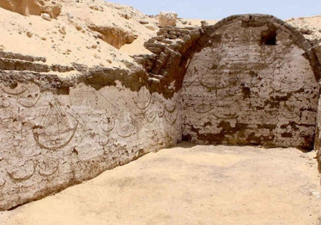 Mısır'da 3800 yıllık tekne resmi bulundu