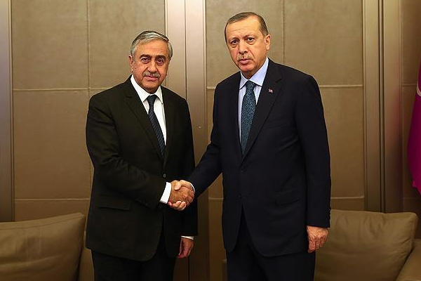 Erdoğan, KKTC Cumhurbaşkanı Akıncı ile bir araya geldi