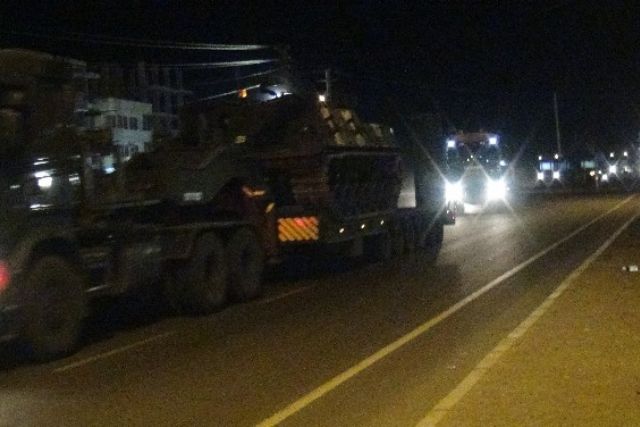 Silopi’ye giden askeri konvoy Mardin’e ulaştı