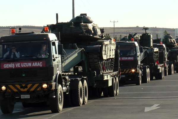 Askeri konvoy Silopi’ye ulaştı