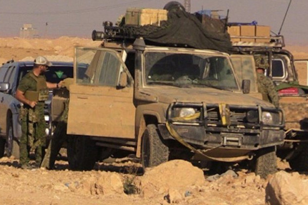 Rakka yakınlarındaki ABD askerleri görüntüledi