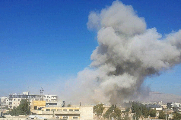 İdlib'e hava saldırısı