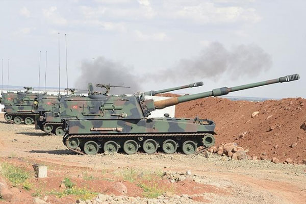 Fırat Kalkanı'nda 92 IŞİD hedefi vuruldu