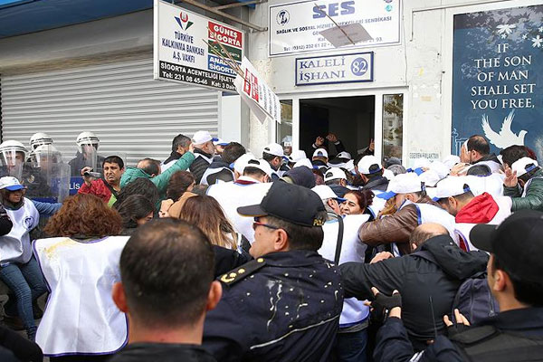 Ankara'da eylem: 5 gözaltı