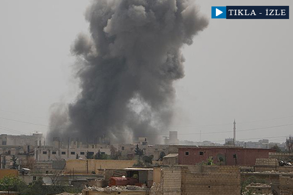 TSK'dan Afrin'e bombardıman