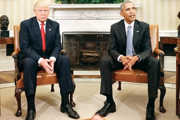 Uzmanlar Trump ve Obama'nın beden dillerini yorumladı