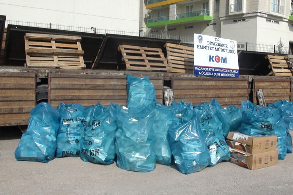 Diyarbakır’da 765 bin TL’lik kaçakçılık operasyonu