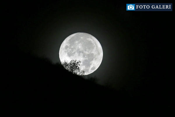 'Süper ay'dan muhteşem kareler