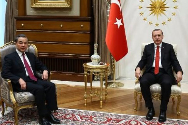 Erdoğan, Çin Dışişleri Bakanı ile görüştü