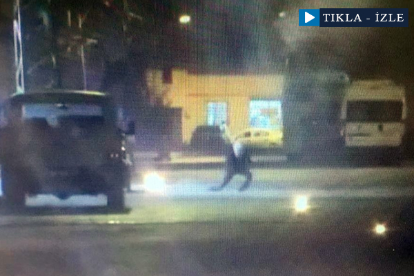 Polise molotof atan gösterici böyle vuruldu