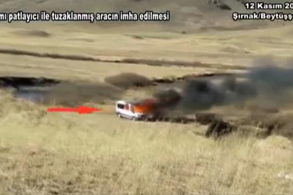 Şırnak’ta 2 bomba yüklü araç ele geçirildi