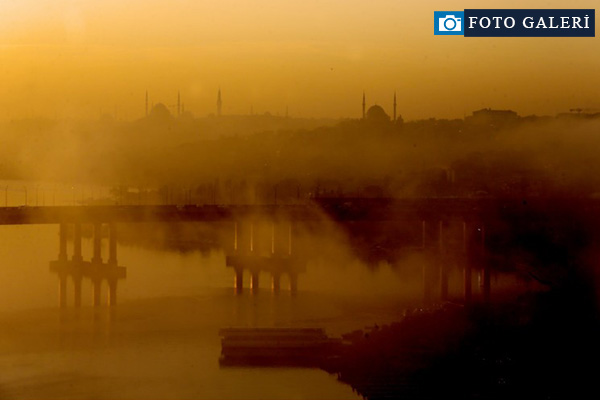 İstanbul'dan müthiş sis manzaraları