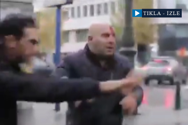 PKK destekçileri Türk vatandaşına saldırdı