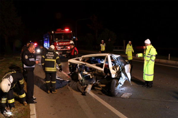 Aydın'da trafik kazası