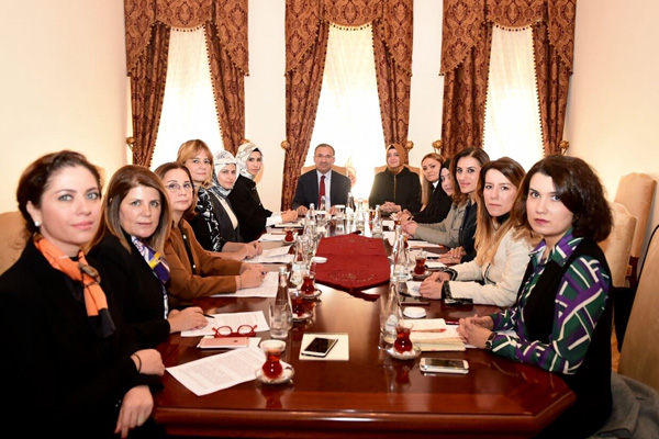 Bozdağ, kadın dernekleri yöneticileriyle bir araya geldi