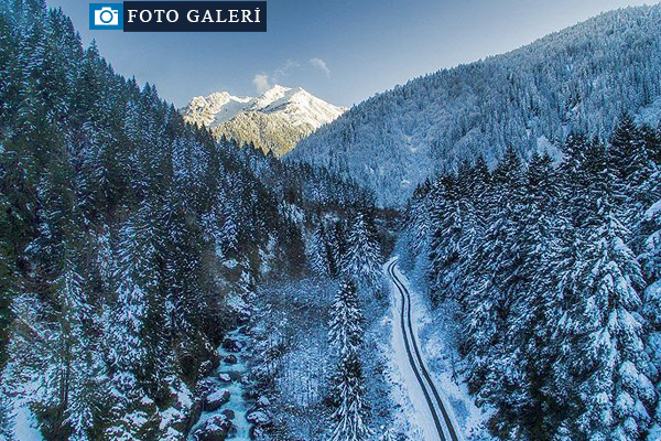 Kaçkar Dağları beyaza büründü
