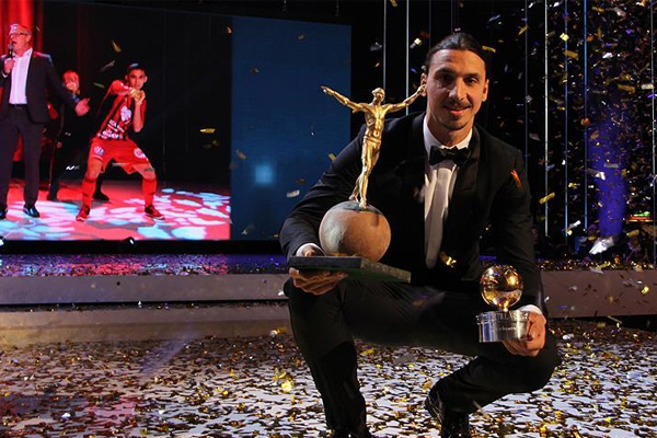 İbrahimoviç 11. kez yılın futbolcusu