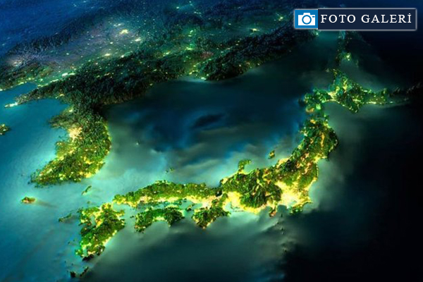 Dünya gece uzaydan böyle görünüyor