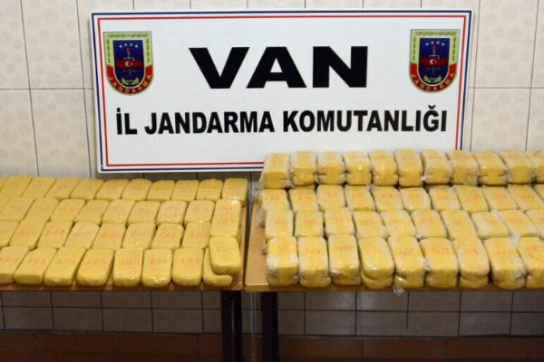Van’da 8 milyarlık uyuşturucu ele geçirildi