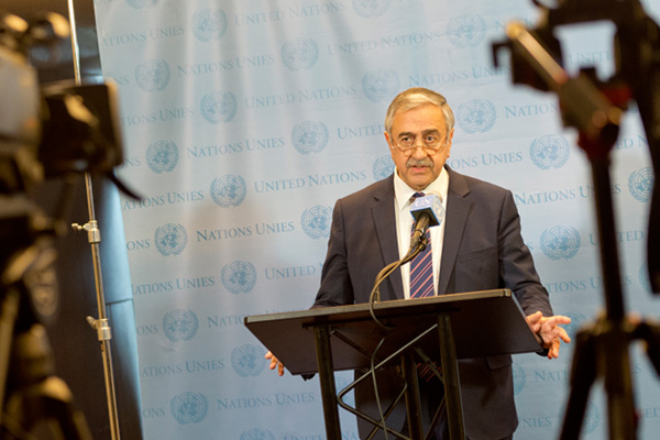 Akıncı: Rum tarafı harita empoze etmeye çalıştı