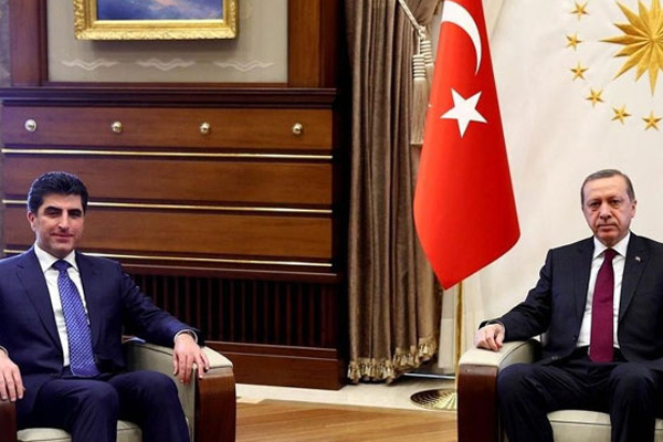 Erdoğan- Neçirvan Barzani görüşmesi başladı