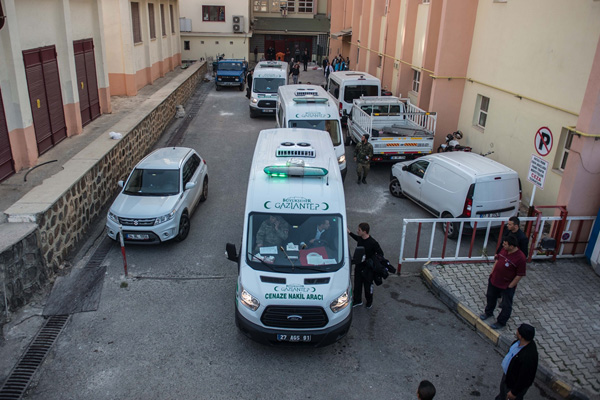 El Bab şehitleri Gaziantep'e getirildi