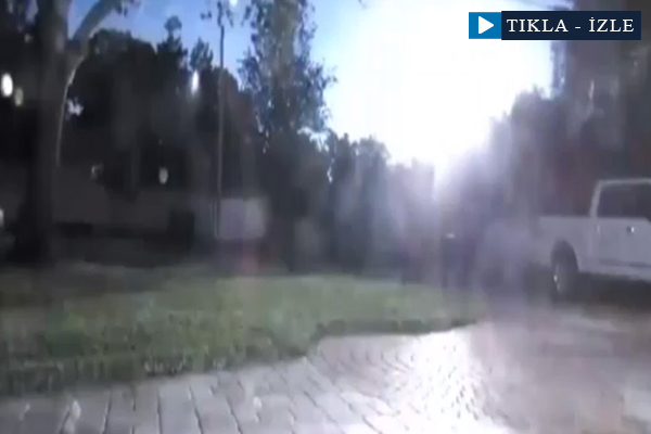 Meteorun düşme anı kamerada