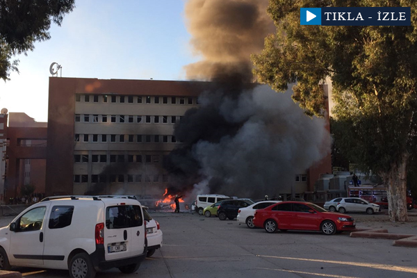 Adana'daki Patlama Kamerada