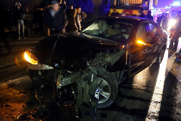 TEM Otoyolu'nda TIR dehşeti