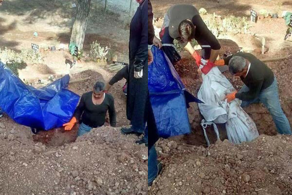 O PKK'lının cesedi çıkarıldı