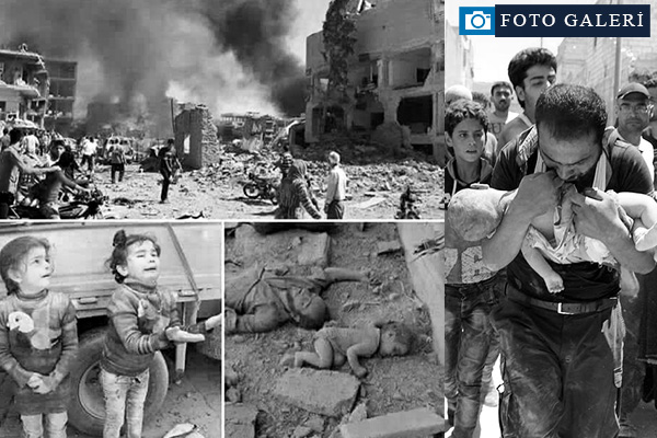 Halep kan ağlıyor!