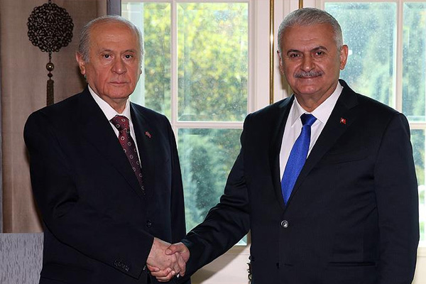 Yıldırım ile MHP Genel Başkanı Bahçeli görüşecek