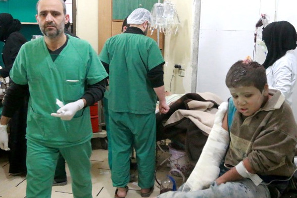 Halep'in son hastanesinde 'bir adımlık' yer yok