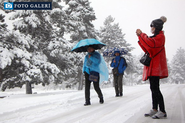 Türkiye'den kar manzaraları