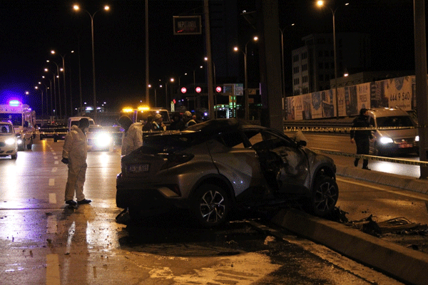 İstanbul'da feci kaza