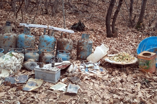 PKK'nın 5 odalı sığınağı bulundu