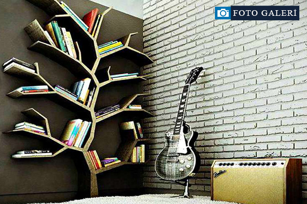 Tasarım harikası kitaplıklar