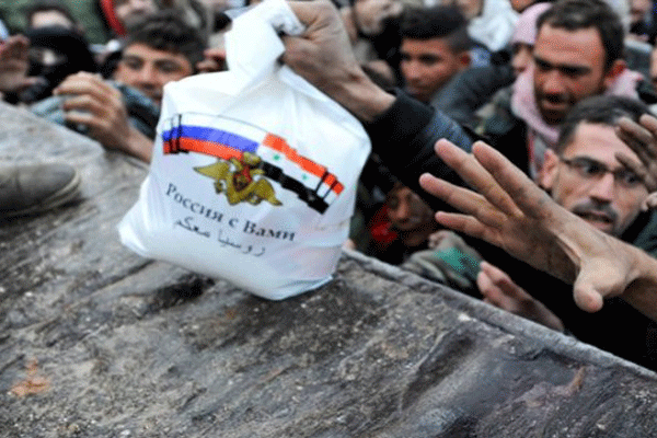 Rusya’dan Halep’te ironik insani yardım